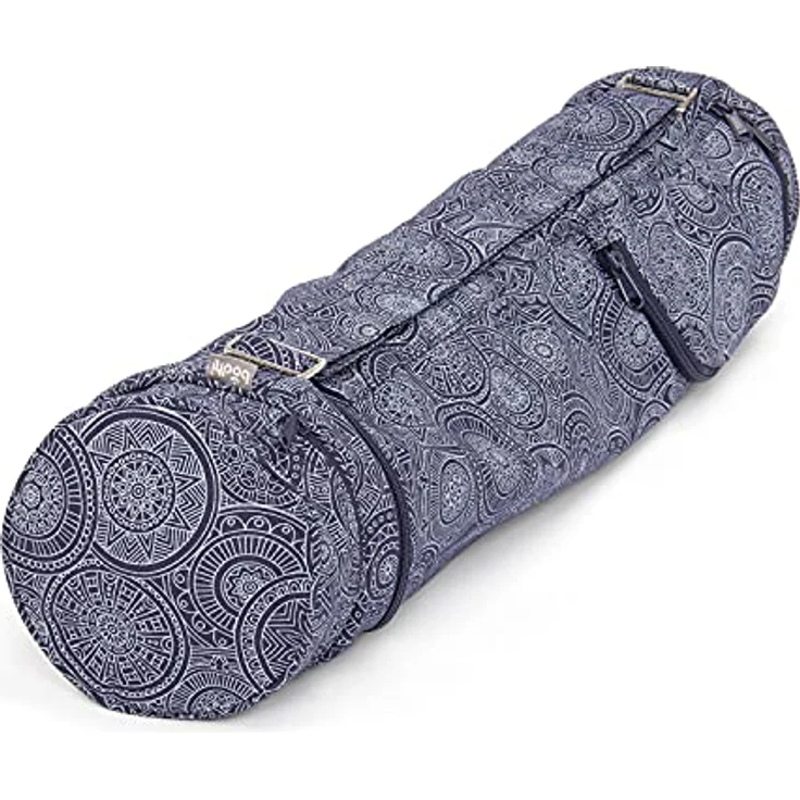 Bodhi Yogatasche ASANA Bag Cotton | Maharaja Collection | Yogamattentasche in verschiedenen Größen | Baumwolltasche für Yogamatte & Zubehör | inkl. Außentaschen | 60 cm | Mandala/dunkelblau – Bild 1