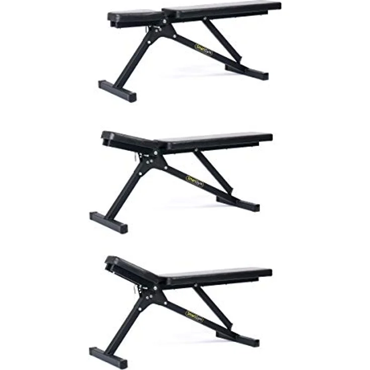 Marbo Sport Verstellbar Multifunktion Trainingsbank Schrägbank Weight Bench Schwarz SmartGym SG-11, Hantelbank mit 5 Rücken- und 3 Sitzlehnenwinkeln, ergonomische Polsterung – Bild 5