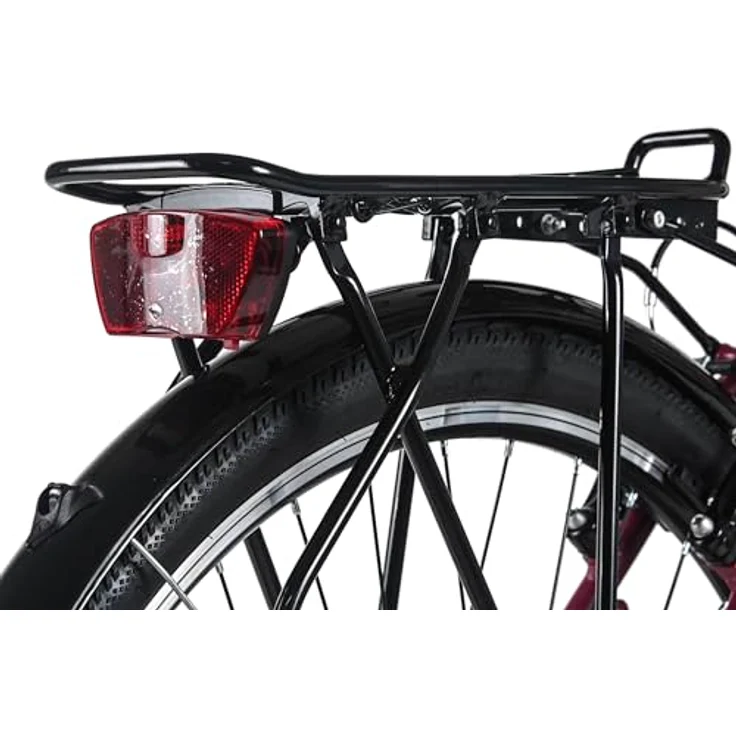 DACAPO Ravenna 50, Trekkingrad Damen 28'' mit 21 Gängen, RH 48 cm, weiß/rot – Bild 5