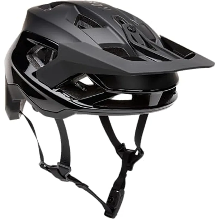 Fox Speedframe Pro MTB Helm MIPS, schwarz, verstellbares Visier, Fidlock-Verschluss, Top-Belüftung, ideal für Trail-Einsatz