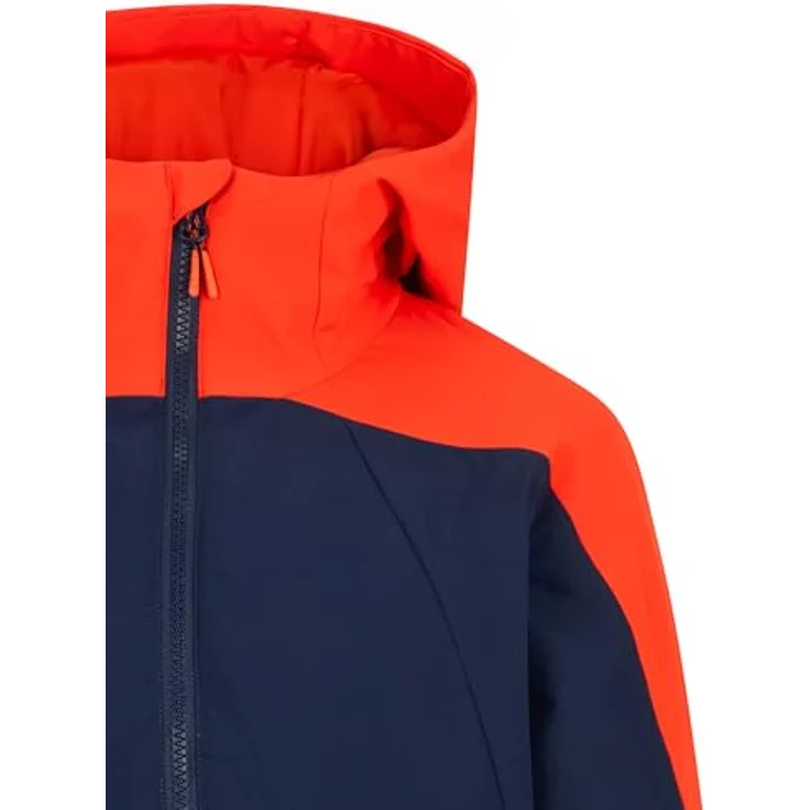 Ziener Jungen ARNU-Z Ski-Jacke, mehrfarbig, wind- und wasserdicht, atmungsaktiv, 10.000 mm Wassersäule, mit verstellbarer Kapuze und integrierten Cuffs – Bild 3