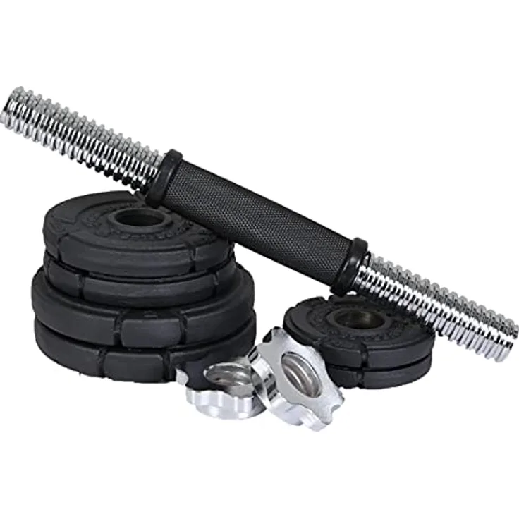 ENERGETICS Premium Kurzhantel-Set, Black, One Size - Praktisch im kleinen Koffer, hohe Qualität
