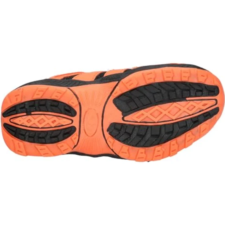 Lico Fremont Outdoorschuh, Wanderschuhe in schwarz/orange mit Schnellschnürsystem und profiliertem TPR-Laufsohle, Größe 25 – Bild 6