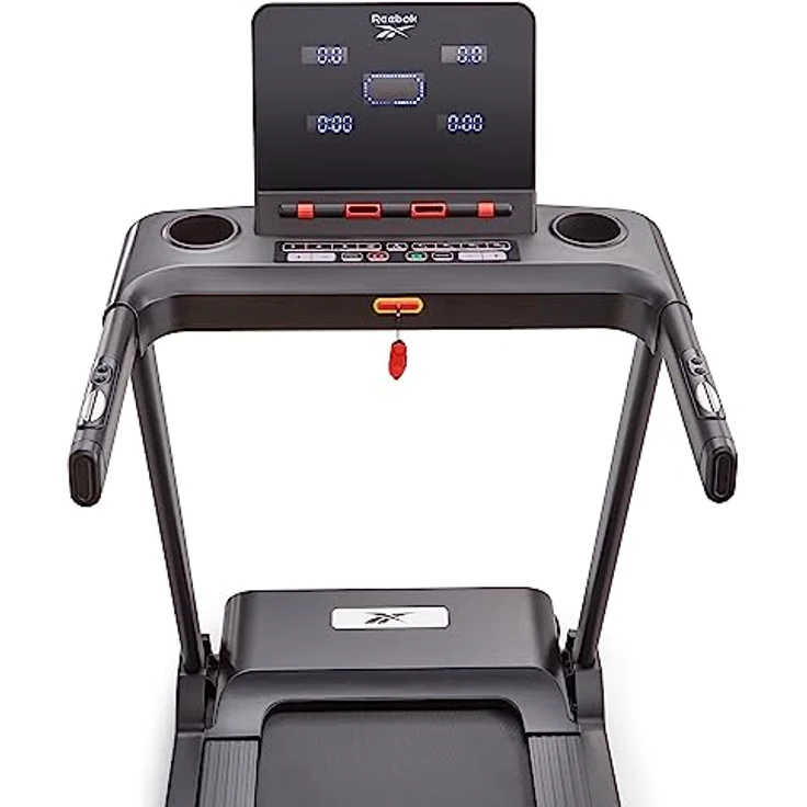 Reebok Unisex – Erwachsene Jet 100 Z Laufband – Kinomap und Zwift – 130 x 43 cm – 18 km/h – 24 Programme, Schwarz – Bild 3