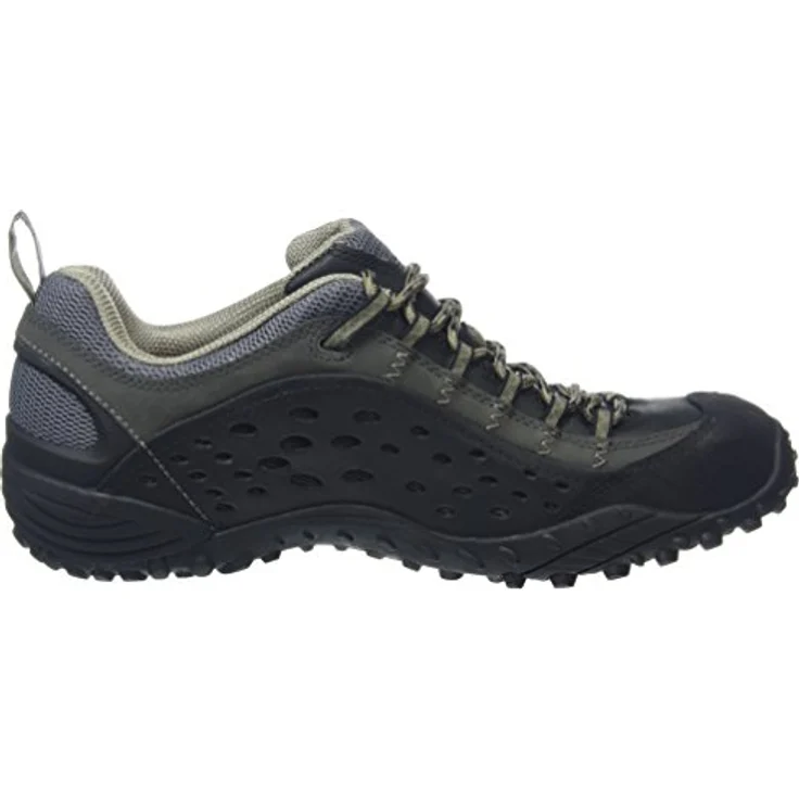 Merrell Intercept Herren Wanderschuhe, Outdoor Trekkingschuh aus Leder, Schwarz, Größe 41.5 – Bild 6