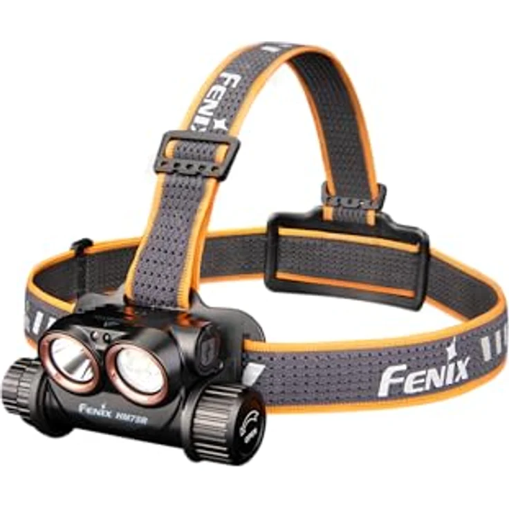 Fenix HM75R SE, wiederaufladbare Arbeits-/Industrie- und Outdoor-Stirnlampe, 1600 Lumen, 223 m Reichweite, max. 100 Stunden Laufzeit, IP68, kaltweißer Punkt, neutralweißes Flutlicht, rotes Licht – Bild 4