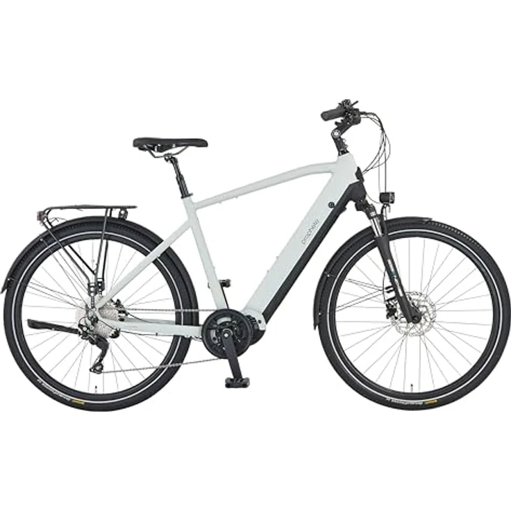Prophete ENTDECKER 5.0 Herren Trekking E-Bike 28"  AEG 250W Mittelmotor,  220 km Reichweite, Deore 10-Gang, Hydraulische Scheibenbremsen,  Grau/Schwarz: Tests, Infos & Preisvergleich