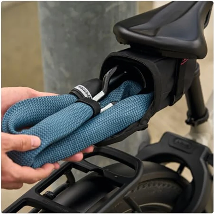 Abus Velotasche Rahmentasche, 0.60 l Volumen, praktische Fahrradtasche für sicheres Transportieren von Zubehör – Bild 5
