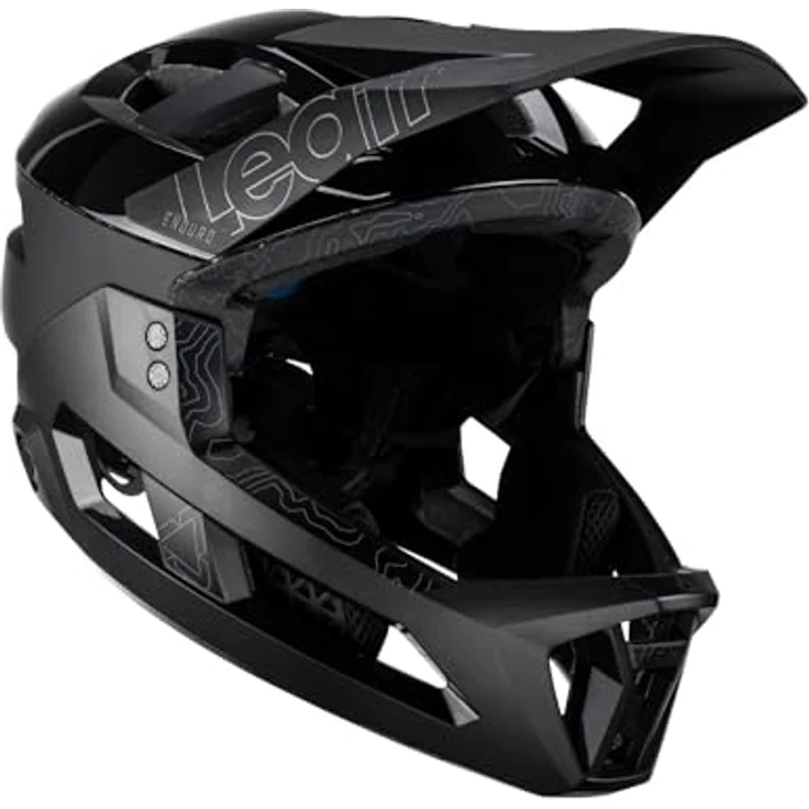 Leatt Helmet MTB Enduro 3.0, Fahrradhelm mit 360° Turbine-Technologie, Belüftungssystem und abnehmbarem Kinnbügel, White, Größe M – Bild 5