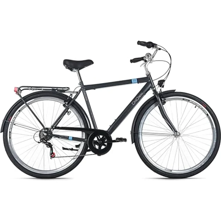 DACAPO Ravenna 6, Herren Trekkingrad 28'', Anthrazit, 6-Gang SHIMANO, RH 53 cm, stvzo-konforme Beleuchtung – Bild 2