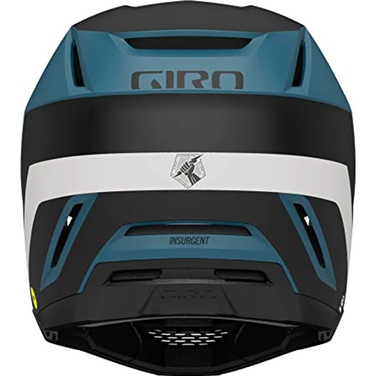 Giro Insurgent Spherical, Downhillhelm mit Spherical Technology, optimierter Belüftung und antimikrobiellen Innenschäumen, Blau M-L – Bild 4