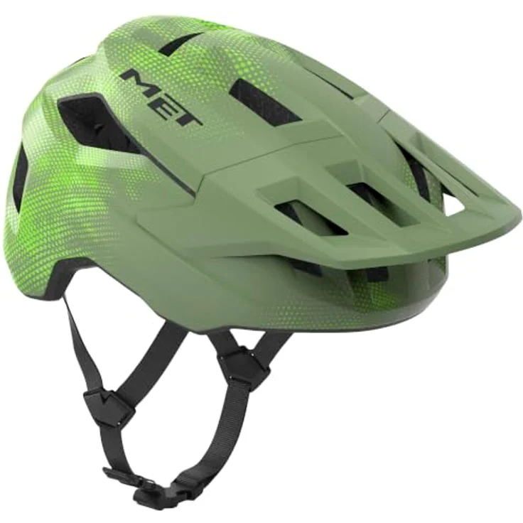 MET Helm SHELTER YOUTH MIPS, Velohelm für Kinder, Größe 52-56, grün-limette – Bild 4