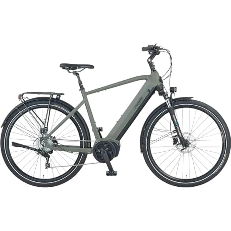 Prophete ENTDECKER 4.0 E-Bike, 28" RH: 54, Mittelmotor 250 W/100 Nm, 9-Gang Kettenschaltung, TFT-Display, 48 V Akku, Schwarz/Anthrazit