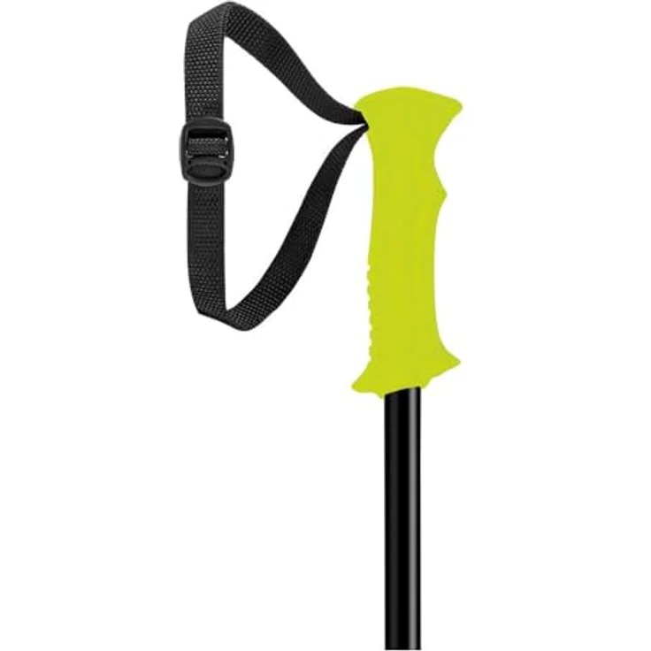 LEKI Rider Vario Neon Gelb, Kinder Skistöcke 85-105 cm mit verstellbarem Riemen und Super Lock System – Bild 2