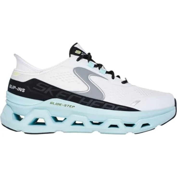 Skechers GLIDE STEP ALTUS Slip-Ins, Herrenschuhe in Weiß mit Air Cooled Memory Foam und atmungsaktivem Innenfutter – Bild 5
