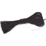 Coghlan Relags Gummiseil, schwarzes 10 m Elastikseil für Zelt-Abspannung, 122300