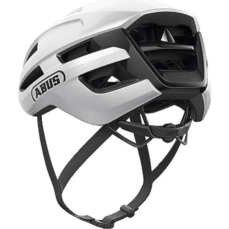 ABUS Rennradhelm PowerDome - leichter Fahrradhelm mit cleverem Belüftungssystem und aerodynamischem Profil - Italy - für Damen und Herren - Weiß, Größe S – Bild 6