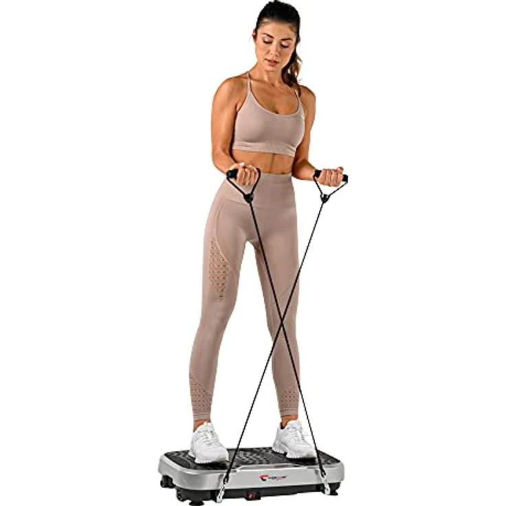 Christopeit Sport Vibro 3000 Vibrationsplatte - 20 Geschwindigkeitsstufen - Muskelaufbau, Koordination, Fettstoffwechsel – Bild 3