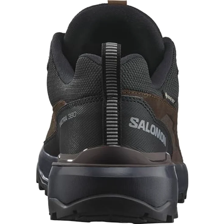 Salomon X ULTRA 360 LEATHER GORE-TEX, wasserdichter Wanderschuh für Herren mit atmungsaktiver Membran und profilierten Gummi-Sohlen – Bild 4