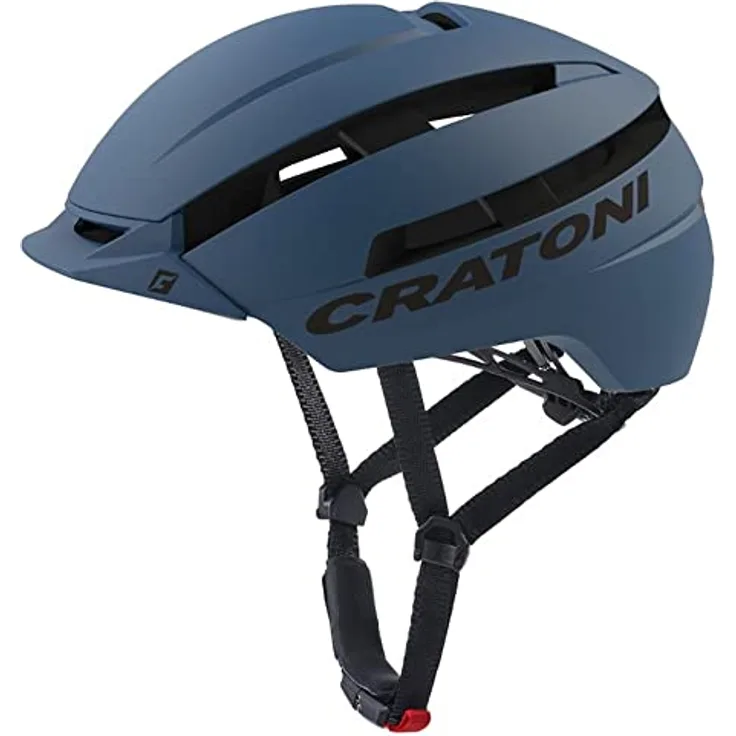 Cratoni Unisex – Erwachsene C-Loom Helme, Blau Matt, L
