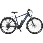 Fischer E-Bike Trekking VIATOR 8.0i, Elektrofahrrad für Damen und Herren, RH 55 cm, Mittelmotor 90 Nm, 36 V Akku, sattblau