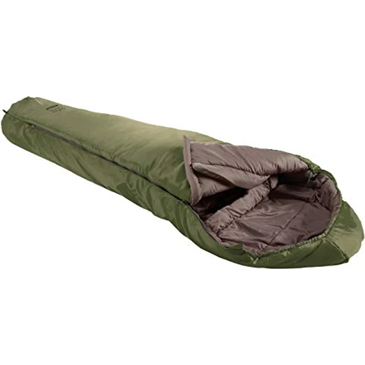 Grand Canyon Fairbanks 190 Schlafsack, Grün, One Size - Mumienschlafsack, Ergonomische Kapuze, Wärmekragen, Leichtes Material – Bild 1