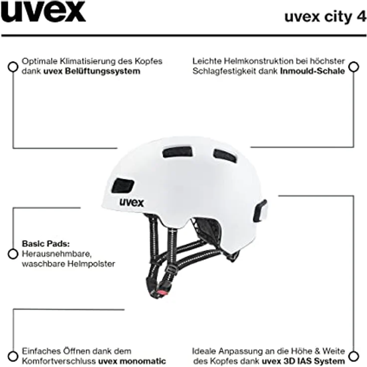 uvex city 4 Fahrradhelm – Bild 7