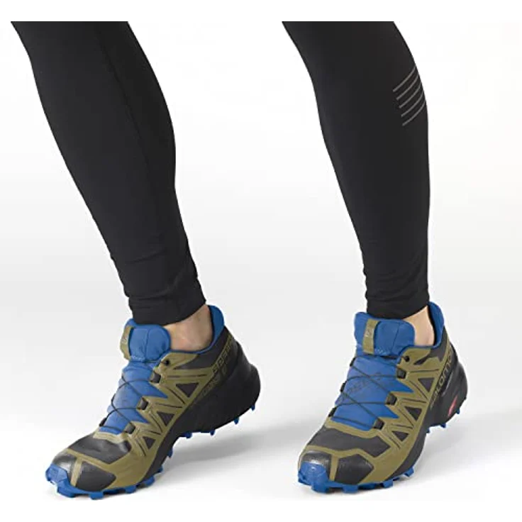 Salomon Speedcross 5 GTX, Herren Laufschuhe mit Gore-Tex-Membran, Schnellschnürung, Grün, Größe 48 – Bild 2