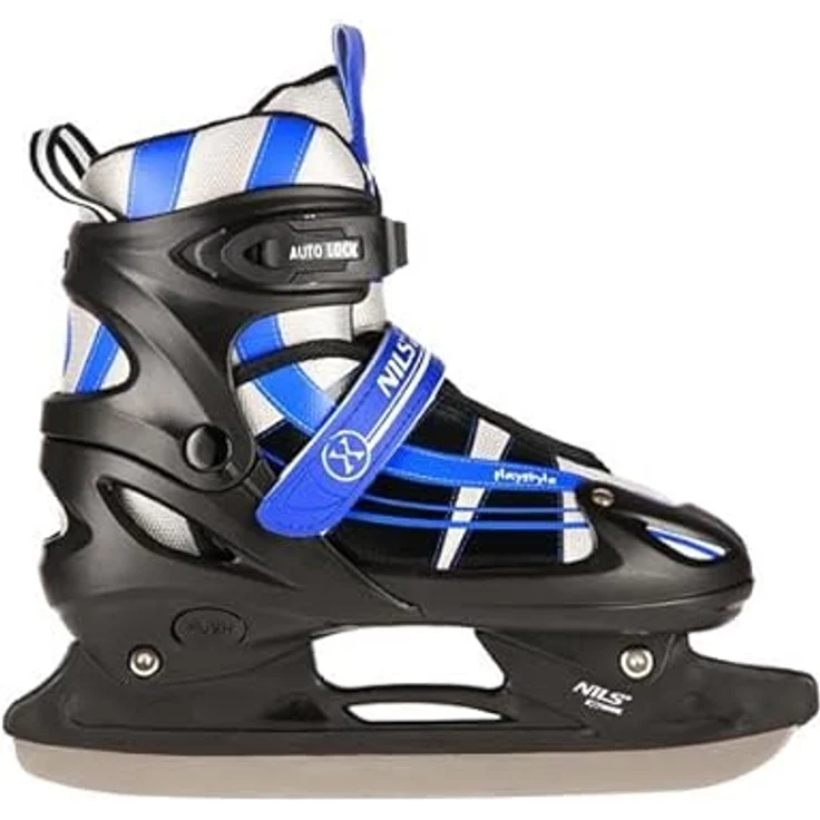 Nils Extreme NH18366A 2in1 Skates Größe: 31-34, Rollschuhe mit hochwertigen Stahlkufen und 3-facher Größenverstellbarkeit, Schwarz – Bild 9