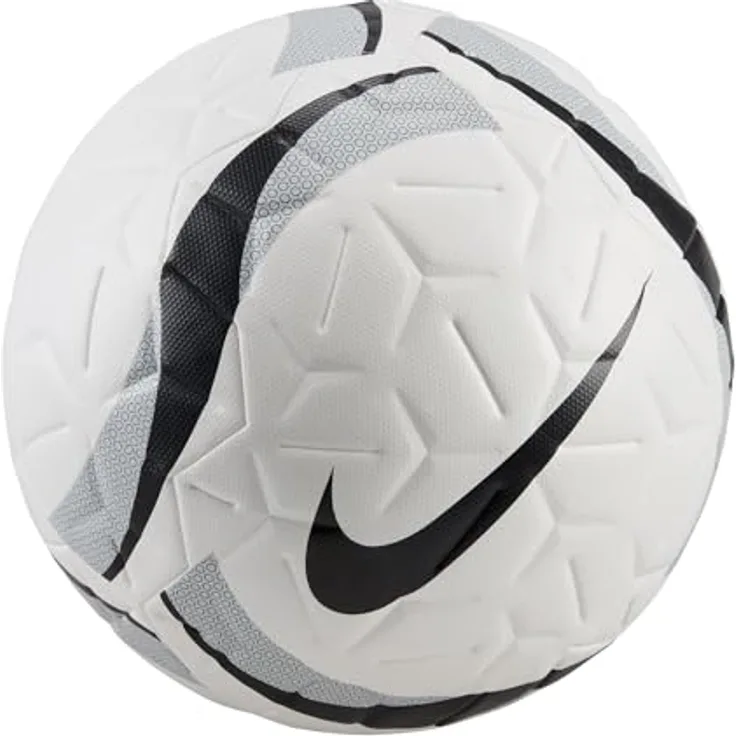 Nike Unisex Club Elite Team - Fa25 Fußbälle, White/Silver/Black, Größe 5, komfortabel und hochwertig