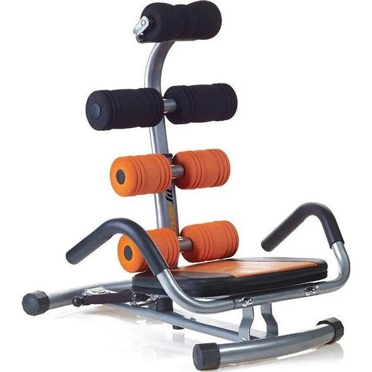 Toorx AB SMART Core Trainer, ergonomisches Bauchmuskelbrett mit breitem gepolstertem Sitz, platzsparend und zusammenklappbar, max. Benutzergewicht 100 kg