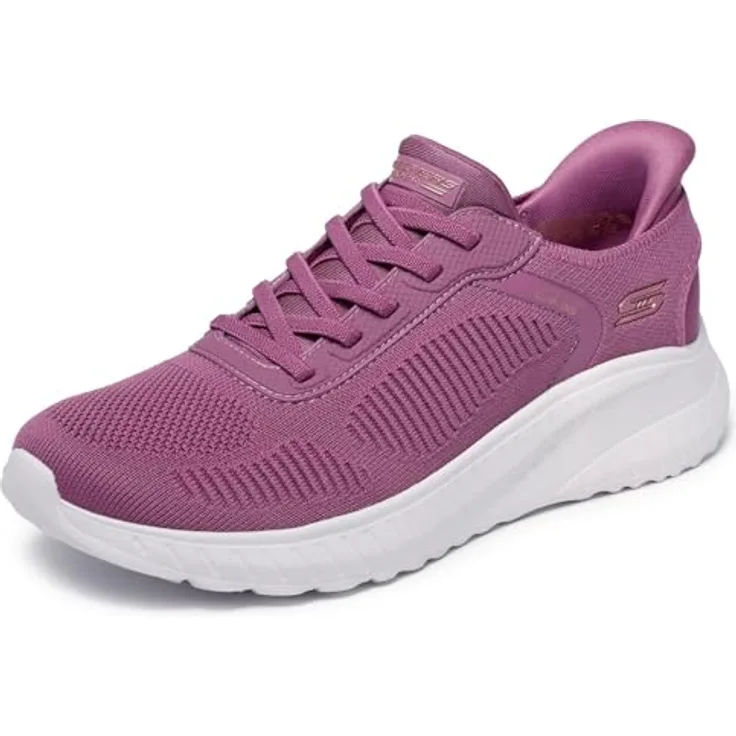 Skechers Slip-Ins: Bobs Squad Chao 117497 DKRS, Laufschuhe mit Memory Foam® und Heel Pillow®, Dunkelgrau