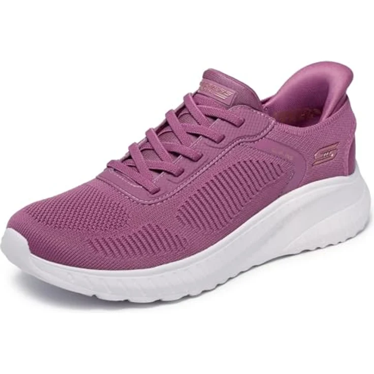 Skechers Slip-Ins: Bobs Squad Chao 117497 DKRS, Laufschuhe mit Memory Foam® und Heel Pillow®, Dunkelgrau – Bild 1