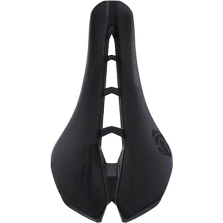 PRO Velosattel, handgefertigter Fahrradsattel mit anatomischem Ausschnitt und Vollcarbon-Schale, schwarz – Bild 4