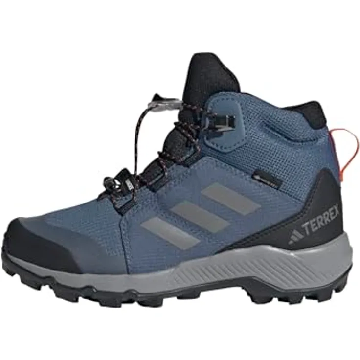 adidas TERREX TERREX MID GORE-TEX Wanderschuh, wasserdicht, leicht, mit Traxion Gummiaußensohle und Speed-Lacing System