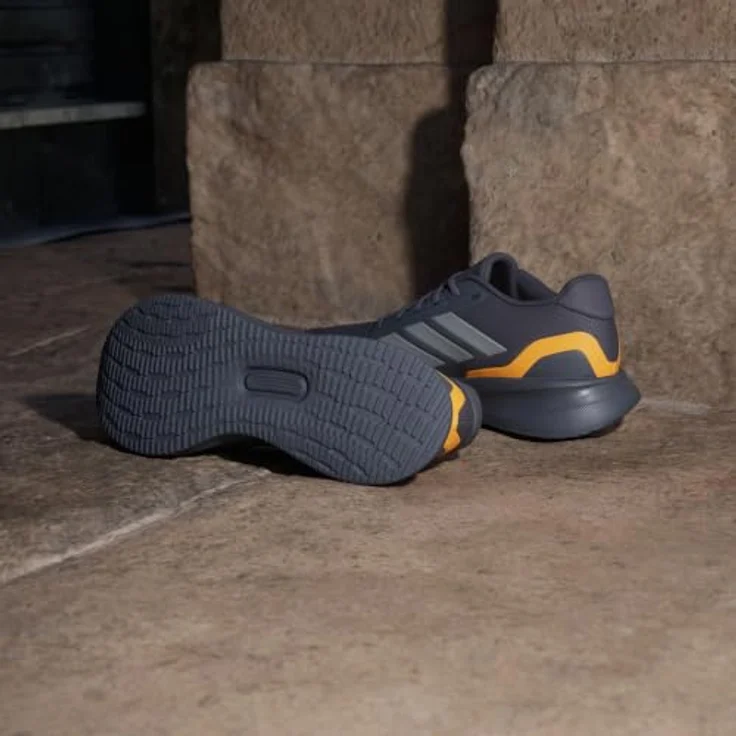 ADIDAS Herren Laufschuh Runfalcon 5, dämpfende Cloudfoam Zwischensohle, atmungsaktives Mesh-Obermaterial, strapazierfähige Adiwear Außensohle – Bild 8