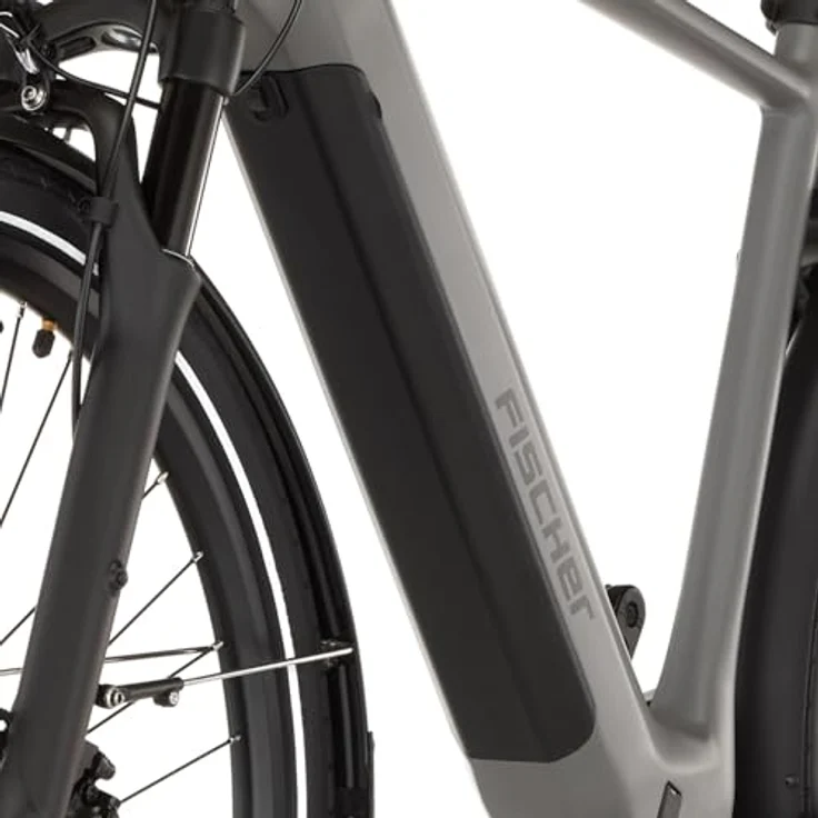 FISCHER E-Bike Trekking MOVE 01, 52 cm Rahmenhöhe, 474 Wh Akku, Heckmotor, 8-Gang Kettenschaltung, grau matt – Bild 10
