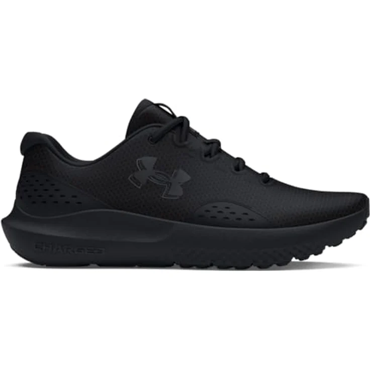 Under Armour UA Charged Surge 4, Herren Laufschuhe mit hoher Dämpfung, schwarz, Größe 47 – Bild 7