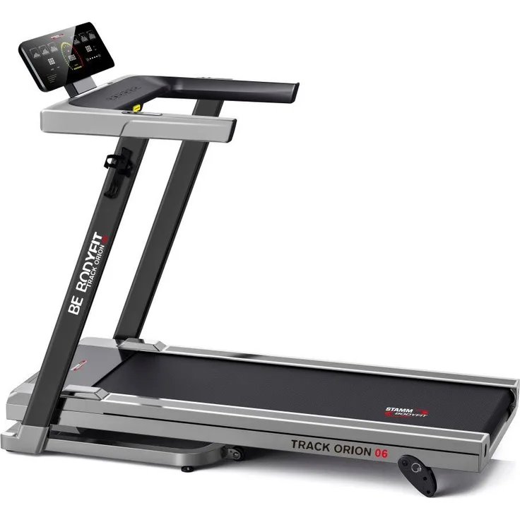 STAMM BODYFIT Laufband TRACK ORION 06, mit 40-Trainingsprogrammen und 3 extra großen LED-Anzeigen