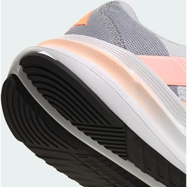Adidas Galaxy 7 W, Damen Laufschuhe mit Cloudfoam Zwischensohle, Grey/Orange, Schuhgröße 42 EU – Bild 6