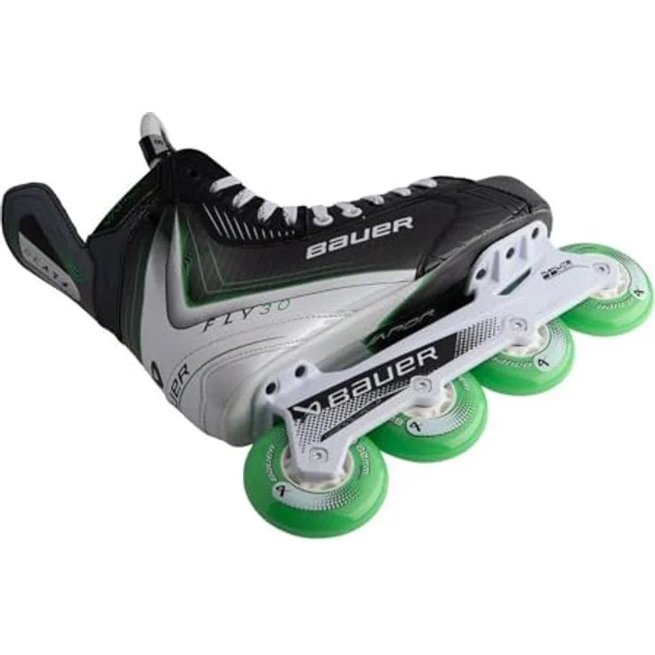 BAUER Inlinehockey Skate Vapor Fly30 - Int., dynamisch und kontrolliert, DIGI COMP-Konstruktion, FLEXLITE-Chassis, Hi-Lo-Radkonfiguration, Farbe: Rot, Größe: 05.5 – Bild 4