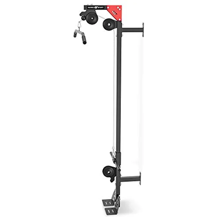 Marbo Sport Latzug für Wandmontage MH-W101 2.0 | Made in EU, mit gratis Latzugstange und rutschfesten Podesten – Bild 4