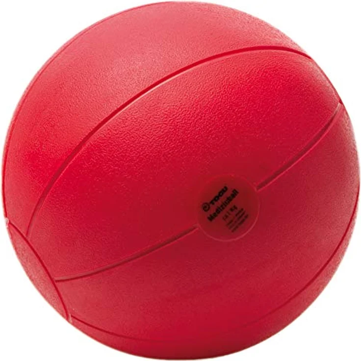 TOGU Medizinball, Latexfrei, 1,0 kg, ROT – Bild 1