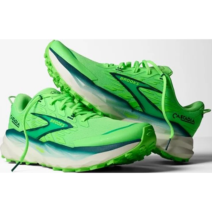 Brooks CASCADIA 19 Men, Trailrunning-Laufschuhe in grün, Größe US 9.5 - EU 43 - CM 27.5 - UK 8.5 – Bild 7
