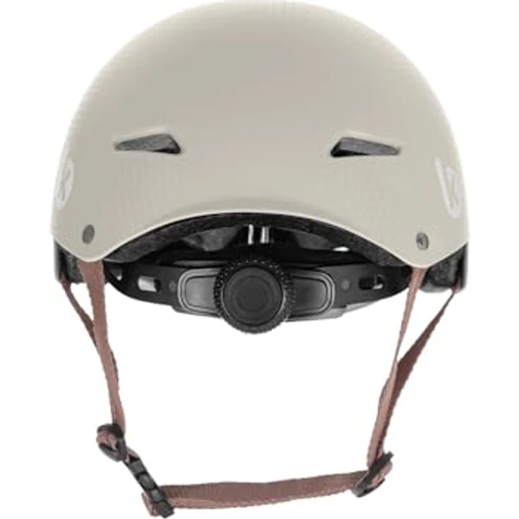 Kikkaboo Kinder-Schutzhelm 46 - 56 cm mit 9 großen Öffnungen verstellbare Gurte beige, Kinderfahrradhelm mit optimaler Luftzirkulation – Bild 6