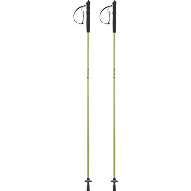 Ferrino Jet Trekkingstöcke, ultraleicht aus Aluminium 7075, 4 Klappfächer, ergonomischer Griff, Wolfram-Spitze, Grün, 110 cm – Bild 1
