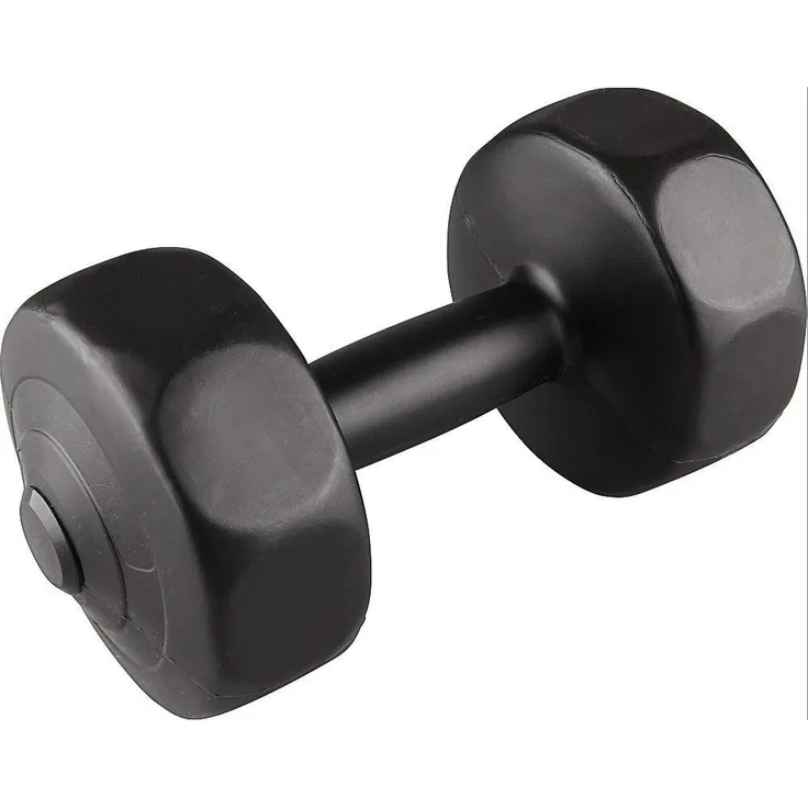 V3Tec Gymnastikhantel schwarz 5, Hantel für Fitness mit verschiedenen Gewichtsklassen