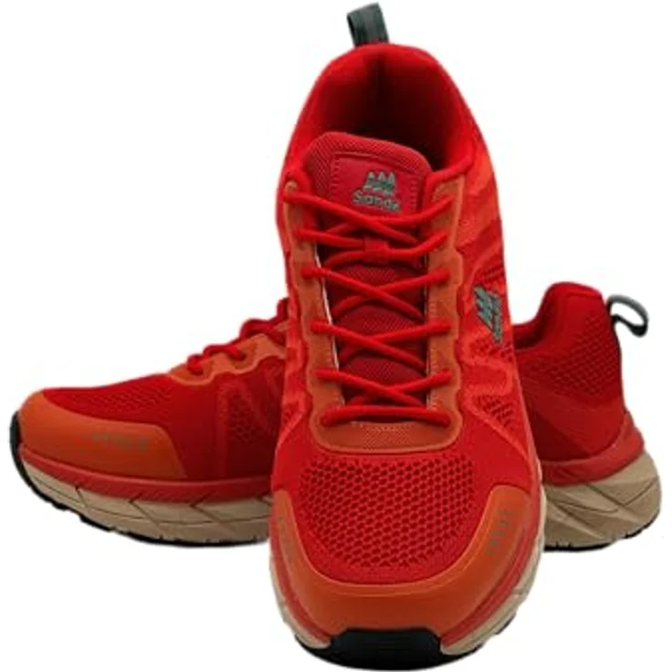 Nowaland Leichte Atmungsaktive Laufschuhe mit EVA-Zwischensohle und rutschfester Gummisohle, schwarz – Bild 2