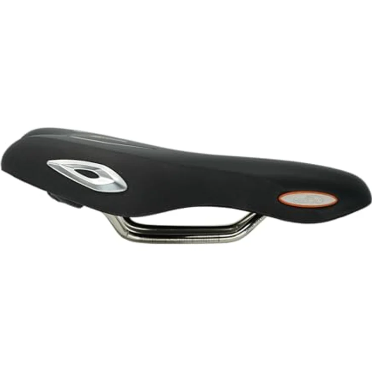 Selle Royal Lookin Velosattel, komfortabel und nachhaltig mit Royalgel-Polsterung und Stracciatella-Schaum, schwarz – Bild 2
