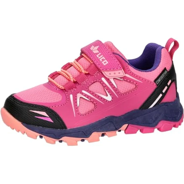Lico Allen VS, Outdoorschuh mit wasserdichter Comfortex-Klimamembrane, elastischen Schnürsenkeln und Klettverschluss